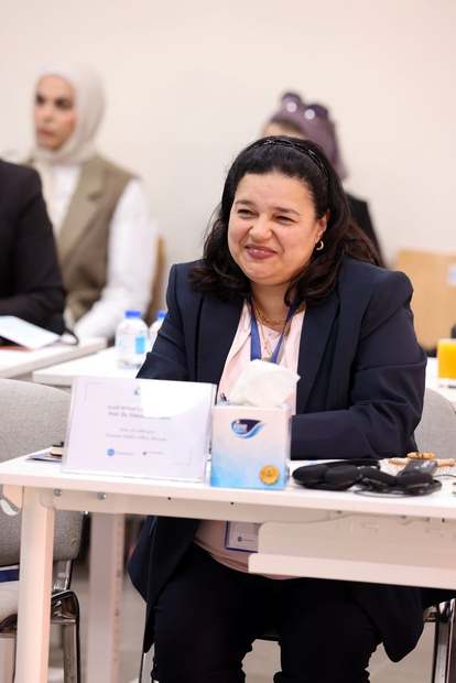 Dr. Hebatallah Fathy, Director of the DAAD Regional Office Amman, during the public session