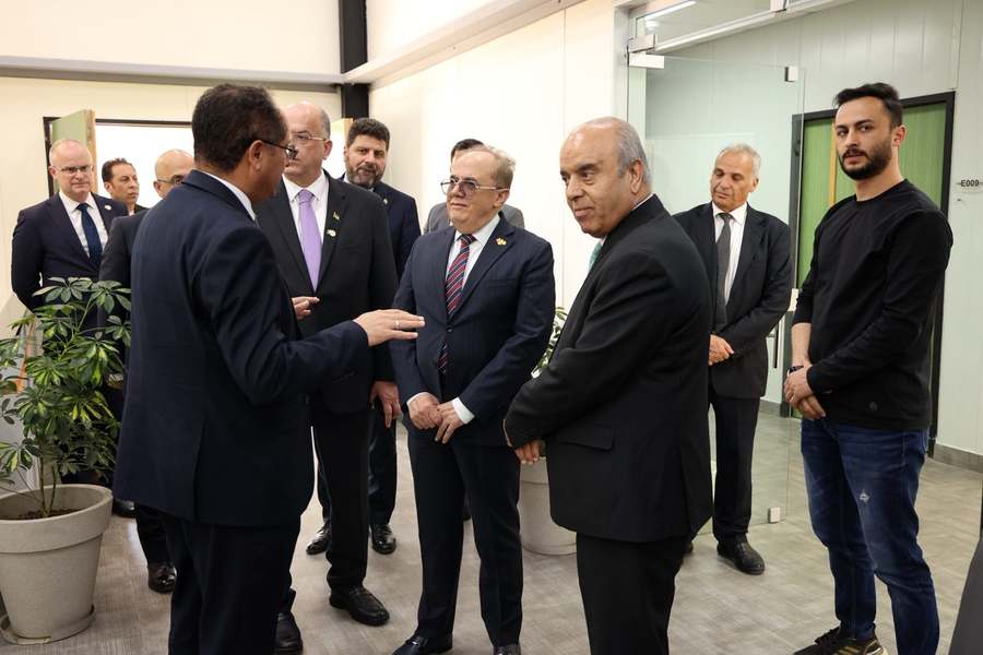 Campus and project-related discussions at GJU