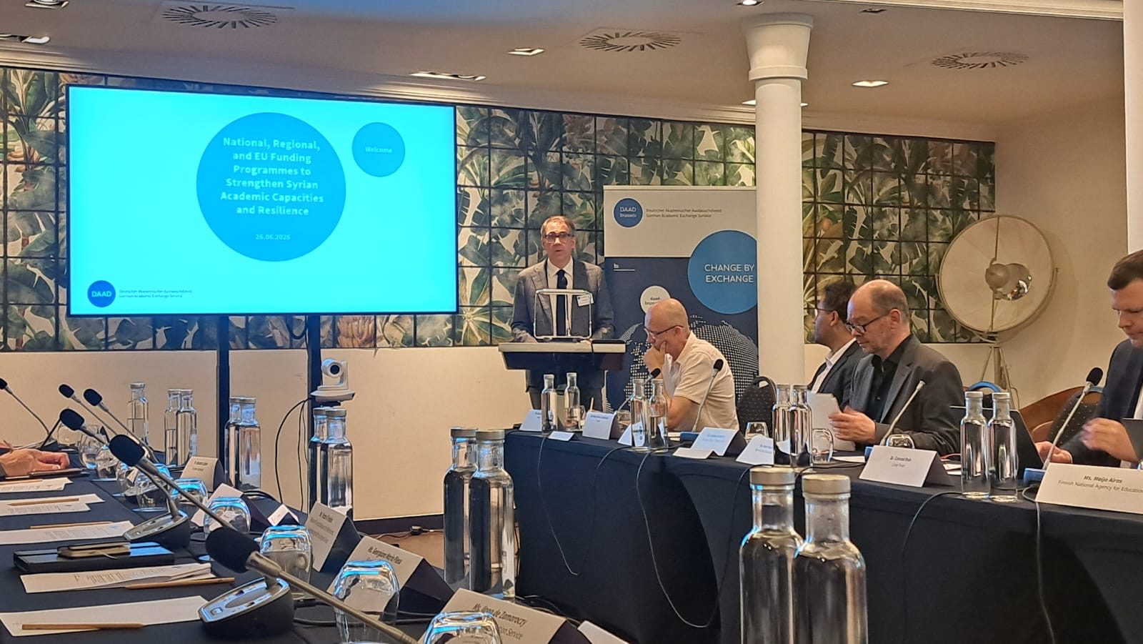 Speaker during the DAAD Brussels event