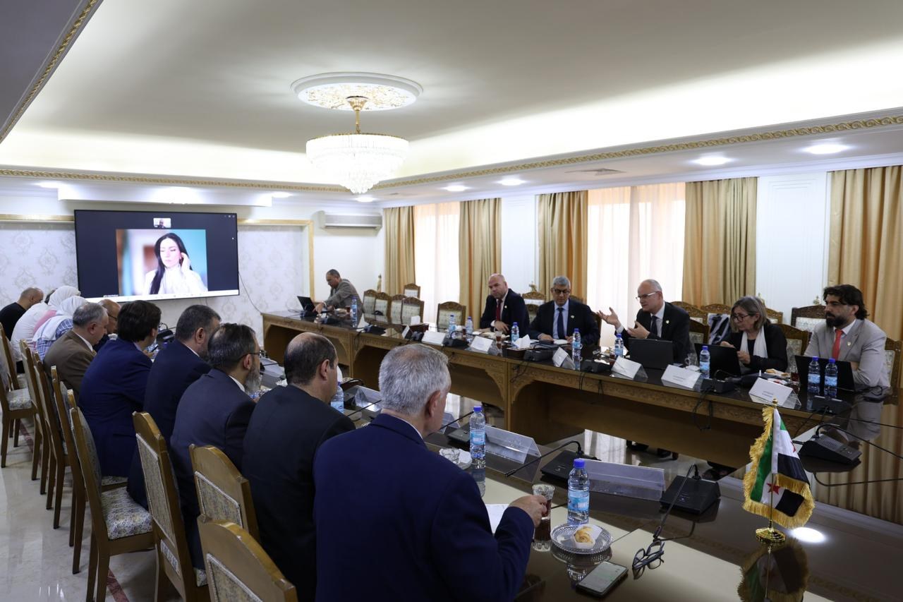 Discussion with ministry officials and project representatives